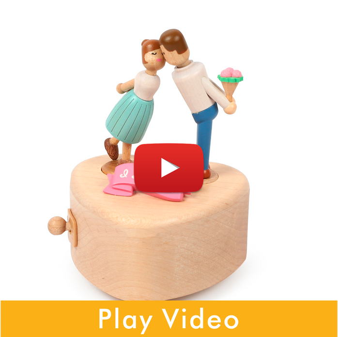 Romantic Wooden Music Box | Couple Kiss | Wooderful Life